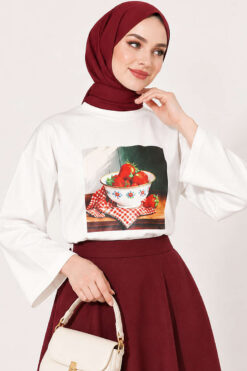 Alternative view of Mixed Print French Terry Two-Piece Set Assorted
