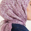 Intricate Patterned French Terry Two-Piece Set with Hem Edge Lilac – Image 4
