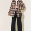 Belted Wide Leg Denim Pants Black - الصورة 2