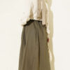 Belted Flared Voile Skirt Nefti - immagine 3