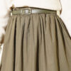 Belted Flared Voile Skirt Nefti - immagine 4
