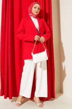 Alternative view of Self-Belted Dabble Pants White