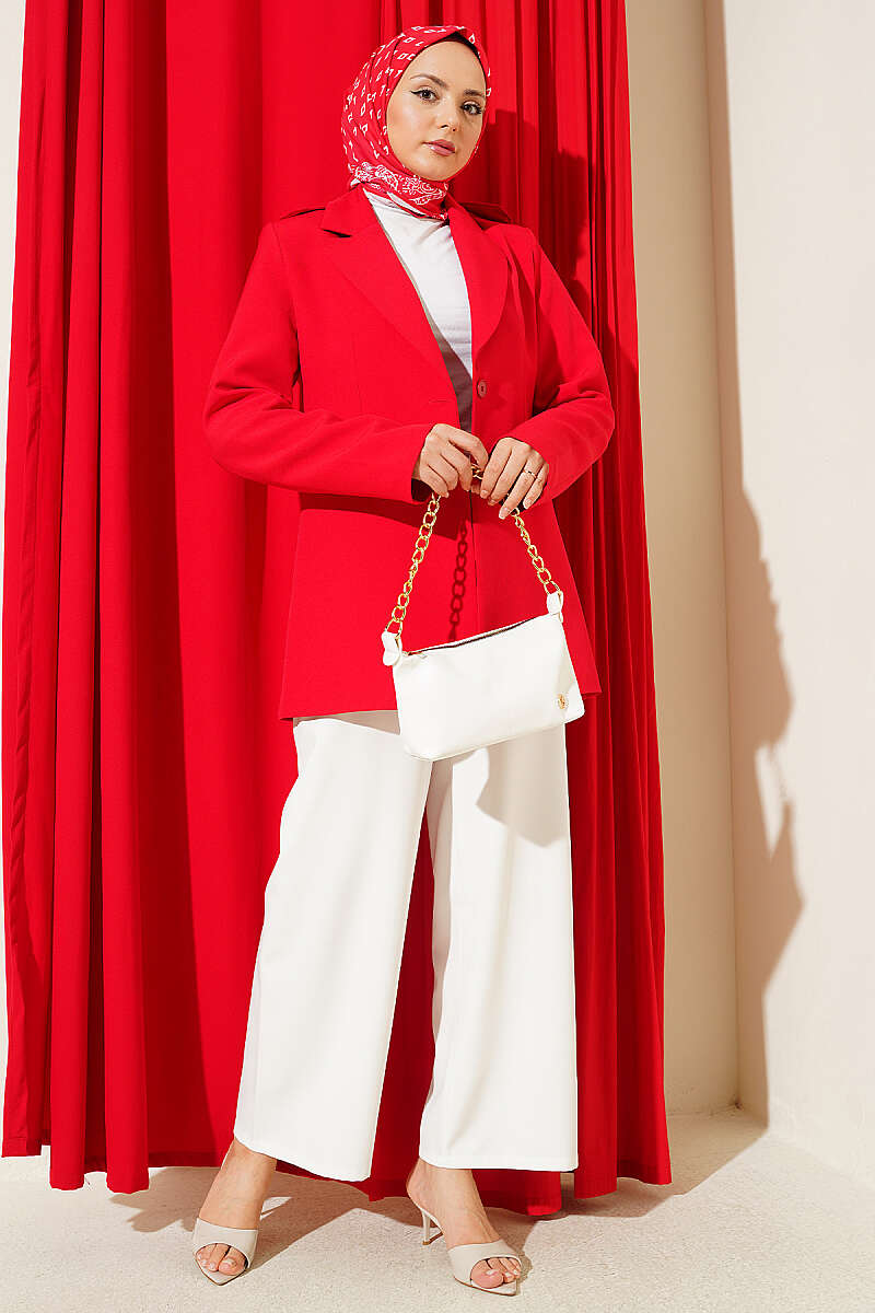 Self-Belted Dabble Pants White - immagine 2