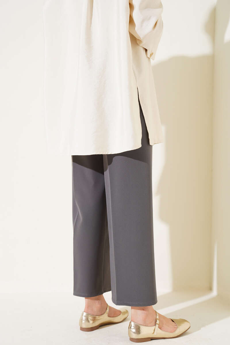 Self-Belted Dabble Pants Smoke – Image 3