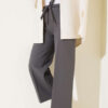 Self-Belted Dabble Pants Smoke – Image 2