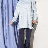 Cherry Embroidered Lace Tunic Baby Blue – Bild 2