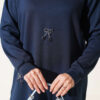 Cherry Embroidered Lace Tunic Navy Blue - immagine 4