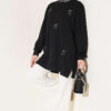 Cherry Embroidered Lace Tunic Black - Imagen 2