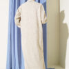 Buttoned Cuff Shawl Collar Knit Cardigan Beige - immagine 3