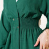 Sleeve and Waist Drawstring Cardigan Emerald - Imagen 4