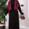 Hooded Knit Three-Piece Set Black - Imagen 6