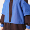 Denim French Terry Two-Piece Set with Zipper Brown - Imagen 4