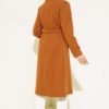 Double-Breasted Coat with Shawl Collar Terra – Image 3