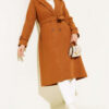 Double-Breasted Coat with Shawl Collar Terra – Image 2