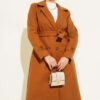 Double-Breasted Coat with Shawl Collar Terra