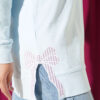 Rhinestone Embroidered Crew Neck Tunic Baby Blue – Bild 4