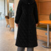 Faux Fur-Trimmed Jacket with Zipper Detail Black - Image 4
