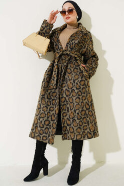 Alternative view of Leopard Print Belted Coat Leopard