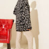 Leopard Print Fleece-Lined Knit Cardigan Beige - immagine 3