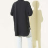 Loyşa Oval Cut Oversize Tunic Anthracite – Image 3