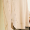 Loyşa Oval Cut Oversize Tunic Beige – Image 4