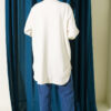 Loyşa Oval Cut Oversize Tunic Ecru – Image 3