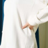 Loyşa Oval Cut Oversize Tunic Ecru – Image 4