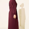 Loyşa Oversized Dress Burgundy - الصورة 3
