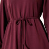 Loyşa Oversized Dress Burgundy - الصورة 4