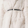 Lined Fur Coat Beige – Bild 4