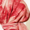 Marble-Patterned Scarf Burgundy - Image 4