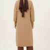 Metal Gold Button Long Knit Cardigan Latte - الصورة 3