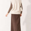 Mini Beaded French Terry Knit Sweater Beige – Bild 4