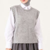Mini Beaded French Terry Knit Sweater Grey - Imagen 2