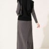 Mini Beaded French Terry Knit Sweater Black - Imagen 4
