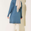 Mini Embellished French Terry Cardigan Indigo - Image 4