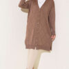 Mini Embellished French Terry Cardigan Latte - Image 2