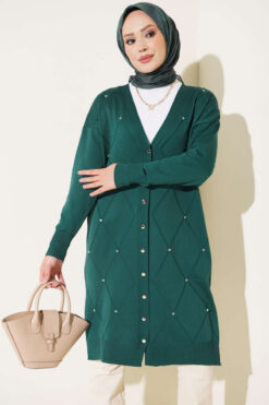 Alternative view of Mini Embellished French Terry Cardigan Nefti