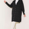 Mini Embellished French Terry Cardigan Black - Image 2