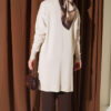 Mini Embellished French Terry Cardigan Stone - Image 3