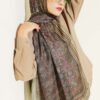 Soft Floral Motif Shawl Hazel