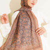 Soft Floral Motif Shawl Camel – Image 2