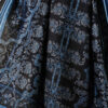 Soft Floral Motif Shawl Black - immagine 4