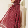 MK Pattern Liva Modal Scarf Burgundy