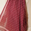 ⁦MK Pattern Liva Modal Scarf Burgundy⁩ - الصورة ⁦4⁩