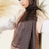 ⁦MK Pattern Liva Modal Scarf Black⁩ - الصورة ⁦10⁩