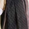 ⁦MK Pattern Liva Modal Scarf Black⁩ - الصورة ⁦4⁩