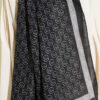 ⁦MK Pattern Liva Modal Scarf Black⁩ - الصورة ⁦4⁩