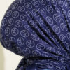 Soft Scarf Navy Blue – Bild 4