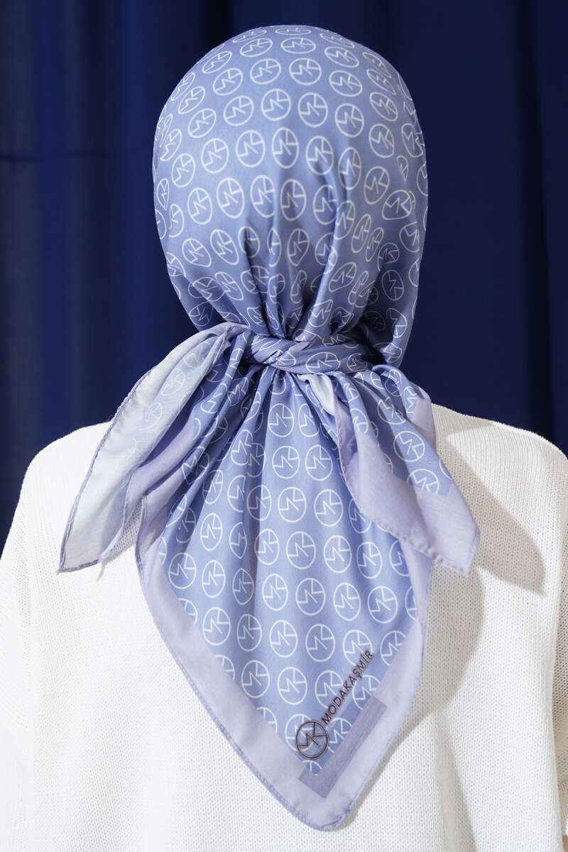 Soft Scarf Blue - Image 3